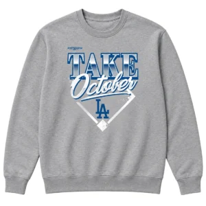 Los Angeles Dodgers 2026 Champions Sweatshirt Custom – Elite Division Series Distressed Locker Room Take October