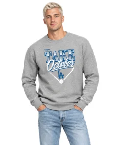 Los Angeles Dodgers 2026 Champions Sweatshirt Custom – Elite Division Series Distressed Locker Room Take October