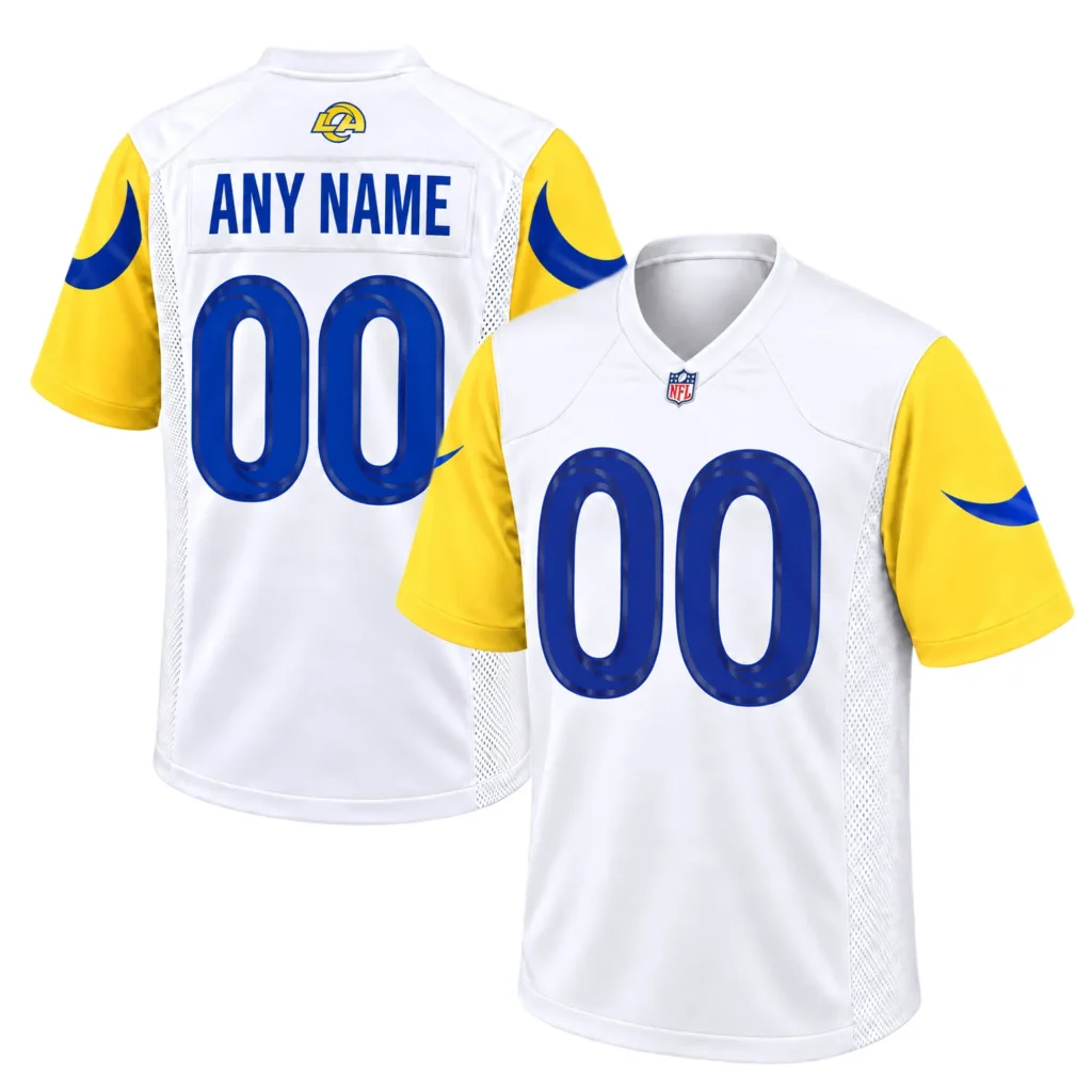 Los Angeles Rams Alternate Jersey Custom Player Epic NFL Football Style