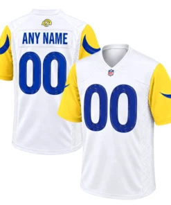 Los Angeles Rams Alternate Jersey Custom Player Epic NFL Football Style