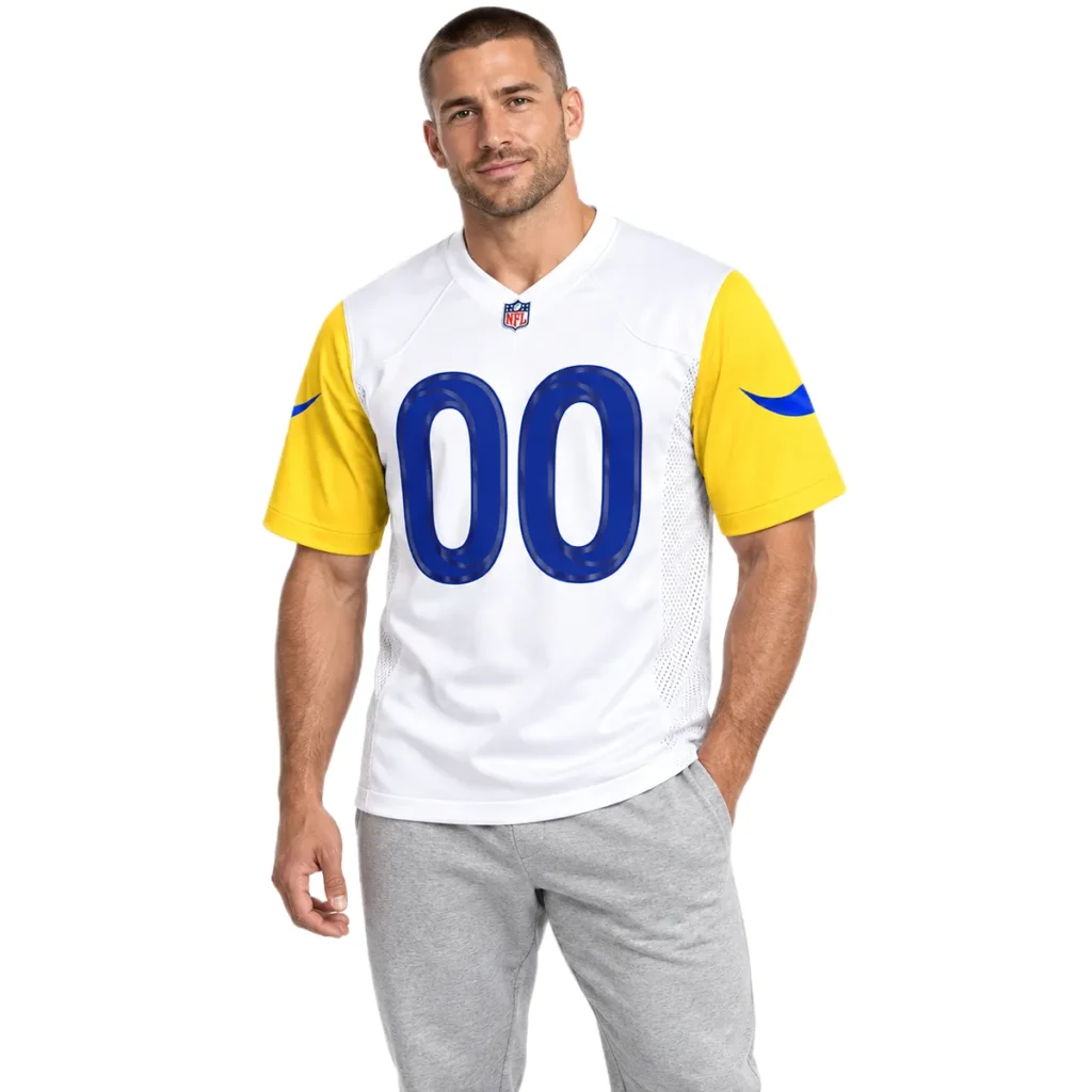 Los Angeles Rams Alternate Jersey Custom Player Epic NFL Football Style