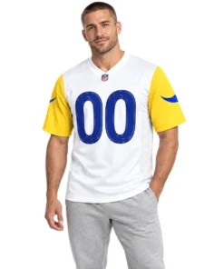 Los Angeles Rams Alternate Jersey Custom Player Epic NFL Football Style
