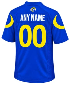 Los Angeles Rams Blue Jersey Custom Player Elite NFL Football Style