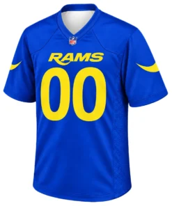 Los Angeles Rams Blue Jersey Custom Player Elite NFL Football Style