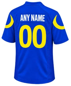 Los Angeles Rams Home Jersey Custom Player Vibrant Game Day Style