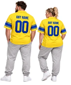 Los Angeles Rams Yellow Jersey 2026 Custom Player Bold NFL Style