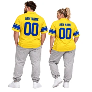 Los Angeles Rams Yellow Jersey 2026 Custom Player Bold NFL Style