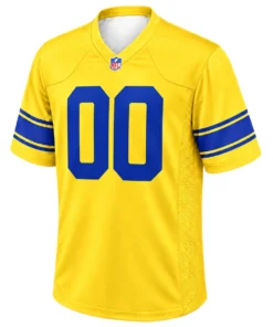 Los Angeles Rams Yellow Jersey 2026 Custom Player Bold NFL Style