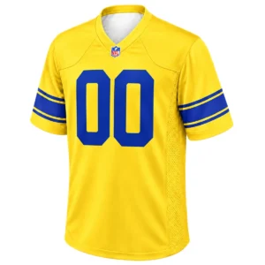 Los Angeles Rams Yellow Jersey 2026 Custom Player Bold NFL Style