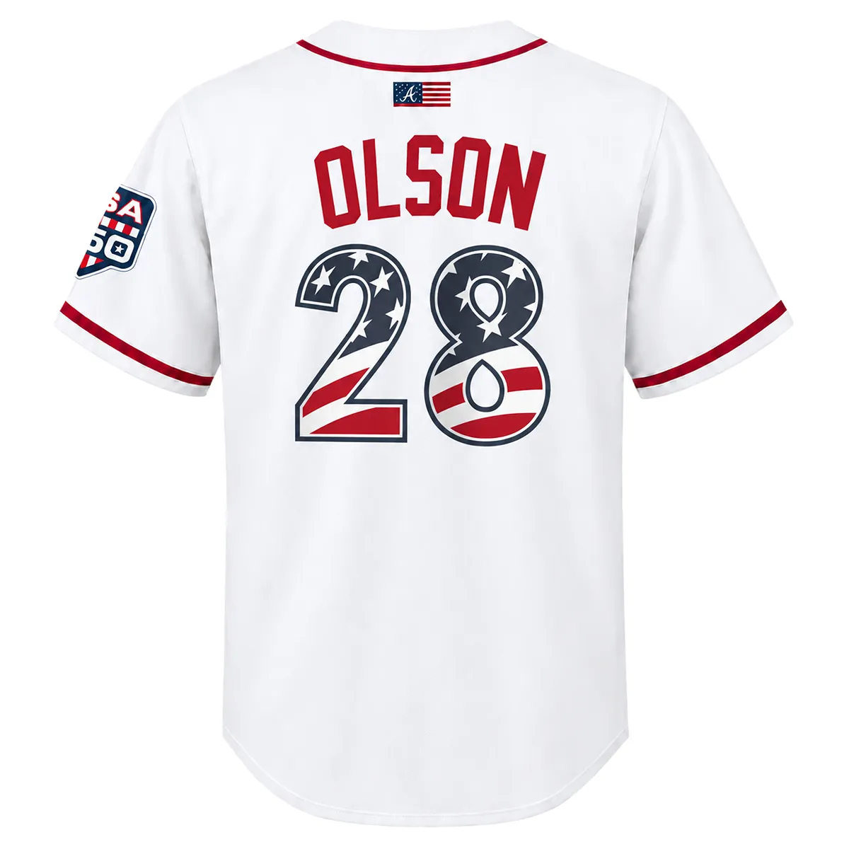 Matt Olson Atlanta Braves Jersey Dynamic fourth of july baseball
