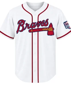 Matt Olson Atlanta Braves Jersey Dynamic fourth of july baseball