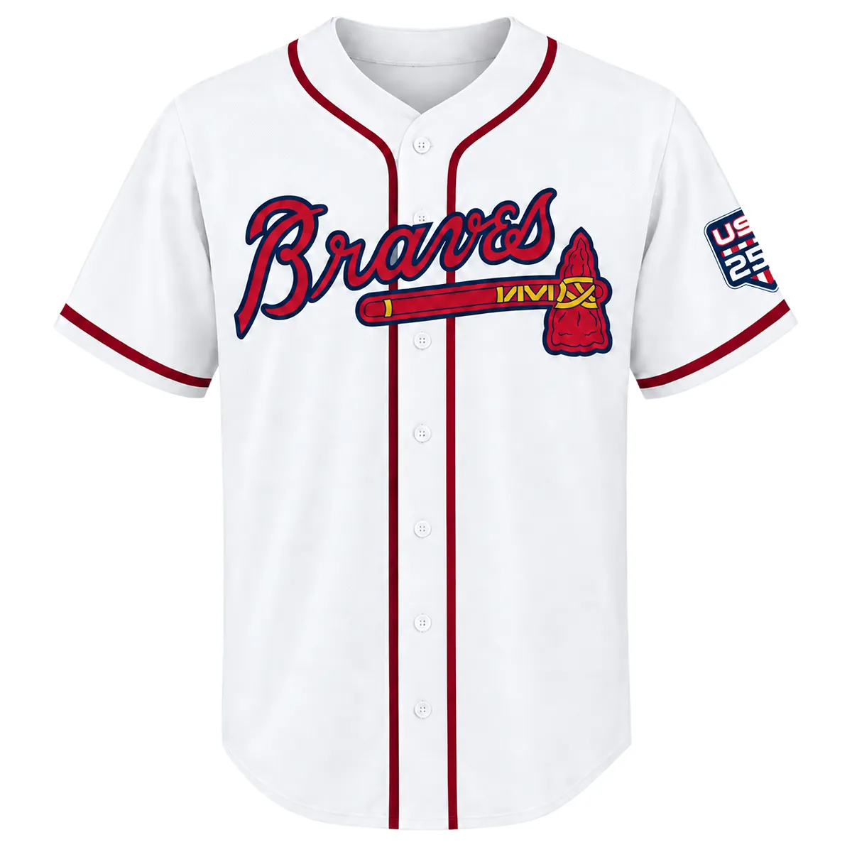 Matt Olson Atlanta Braves Jersey Dynamic fourth of july baseball