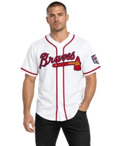Matt Olson Atlanta Braves Jersey Dynamic fourth of july baseball