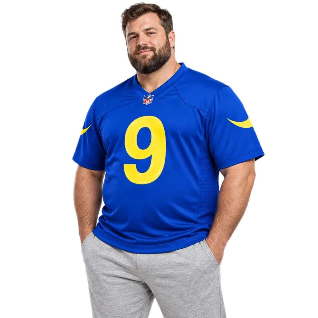 Matthew Stafford Los Angeles Rams Jersey Vibrant NFL Game Day Football