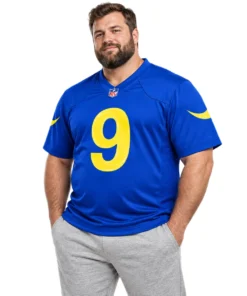 Matthew Stafford Los Angeles Rams Jersey Vibrant NFL Game Day Football