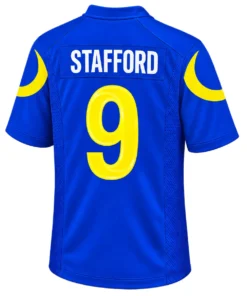 Matthew Stafford Los Angeles Rams Jersey Vibrant NFL Game Day Football