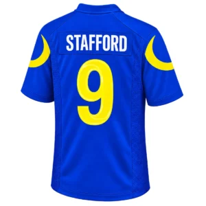 Matthew Stafford Los Angeles Rams Jersey Vibrant NFL Game Day Football