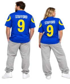 Matthew Stafford Los Angeles Rams Jersey Vibrant NFL Game Day Football