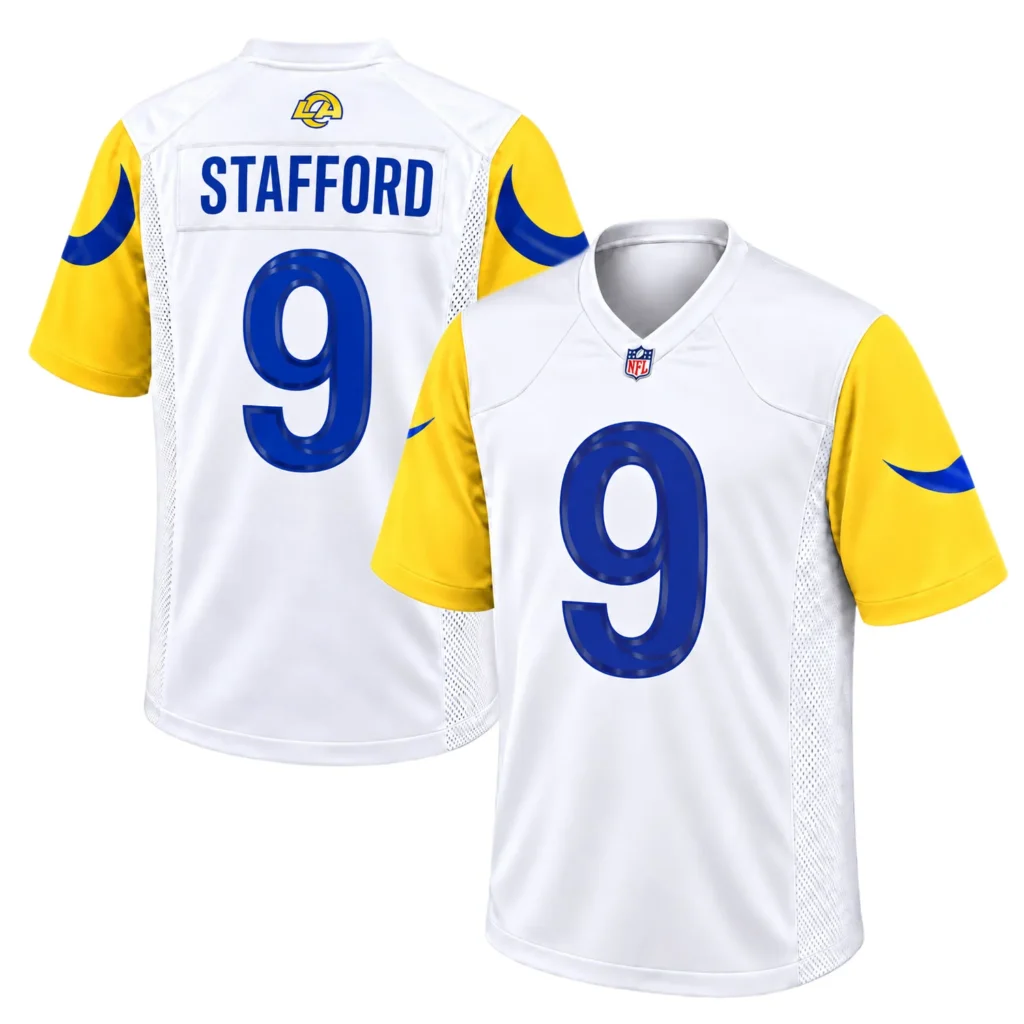 Matthew Stafford Los Angeles Rams White Jersey Vibrant Alternate Game Day