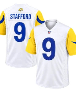 Matthew Stafford Los Angeles Rams White Jersey Vibrant Alternate Game Day