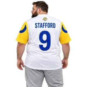 Matthew Stafford Los Angeles Rams White Jersey Vibrant Alternate Game Day