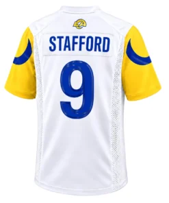 Matthew Stafford Los Angeles Rams White Jersey Vibrant Alternate Game Day