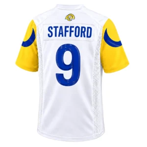 Matthew Stafford Los Angeles Rams White Jersey Vibrant Alternate Game Day