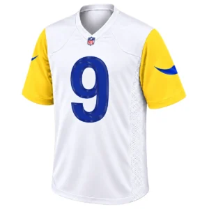 Matthew Stafford Los Angeles Rams White Jersey Vibrant Alternate Game Day