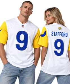 Matthew Stafford Los Angeles Rams White Jersey Vibrant Alternate Game Day