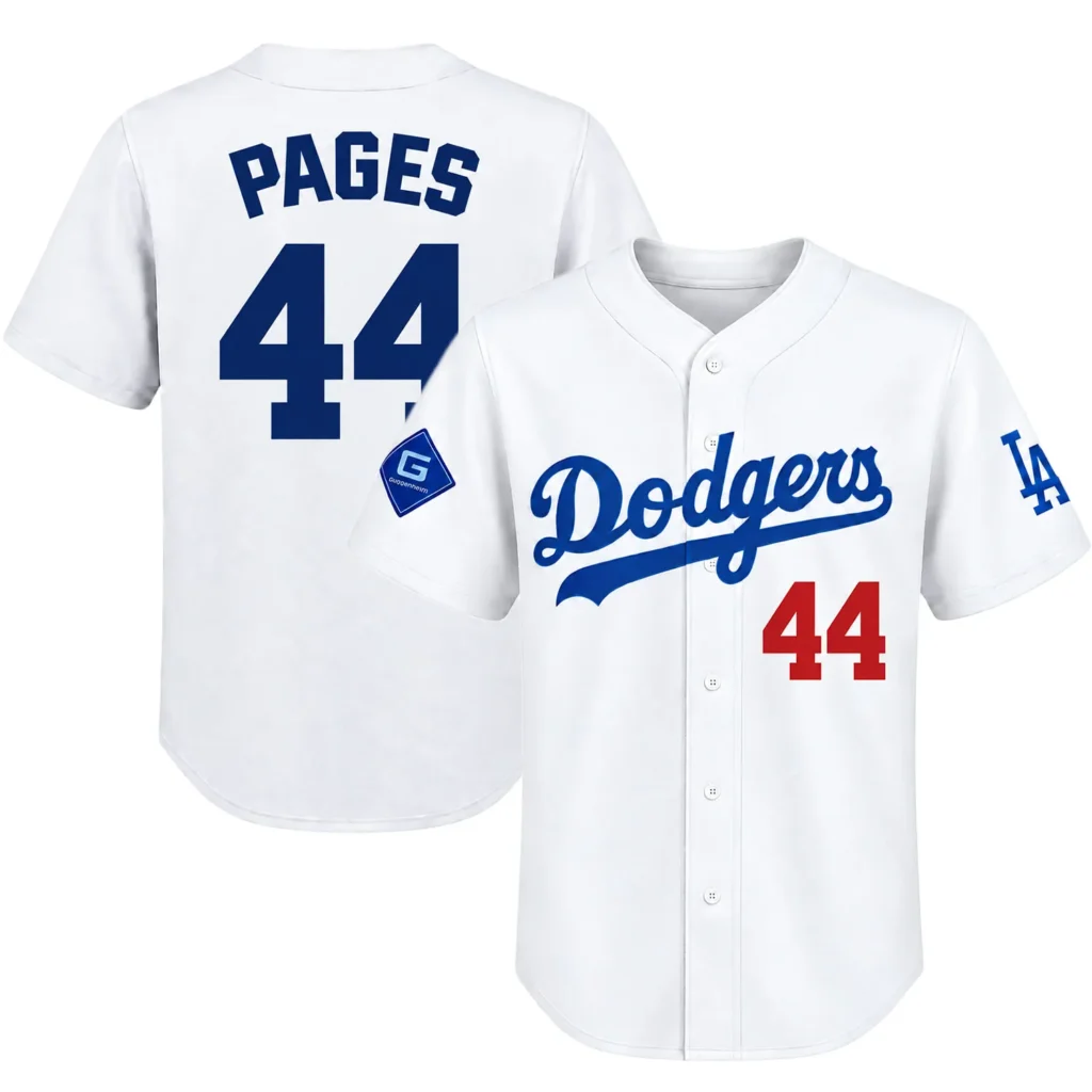Men's Andy Pages Dodgers Home Jersey Dynamic MLB Style