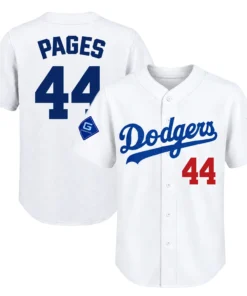Men's Andy Pages Dodgers Home Jersey Dynamic MLB Style