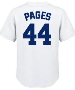 Men's Andy Pages Dodgers Home Jersey Dynamic MLB Style