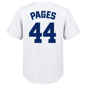 Men's Andy Pages Dodgers Home Jersey Dynamic MLB Style