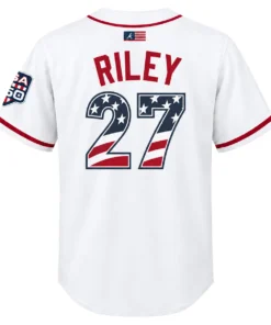 Men's Austin Riley Atlanta Braves Home Jersey Bold MLB Wear