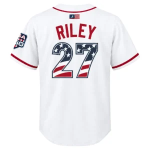 Men's Austin Riley Atlanta Braves Home Jersey Bold MLB Wear