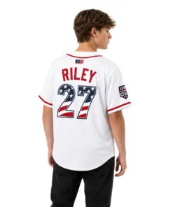 Men's Austin Riley Atlanta Braves Home Jersey Bold MLB Wear