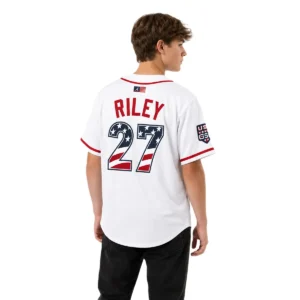 Men's Austin Riley Atlanta Braves Home Jersey Bold MLB Wear