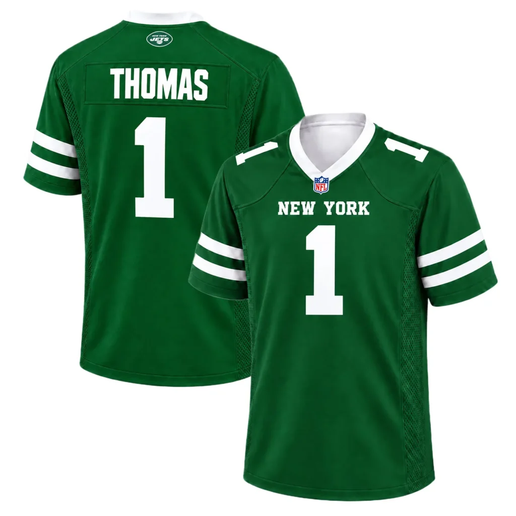 Men's Azareye'h Thomas Jets Home Jersey 2026 Ultimate Fan Style