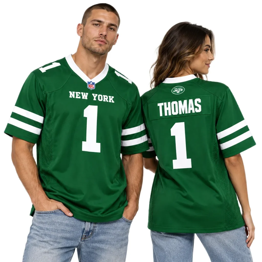 Men's Azareye'h Thomas Jets Home Jersey 2026 Ultimate Fan Style