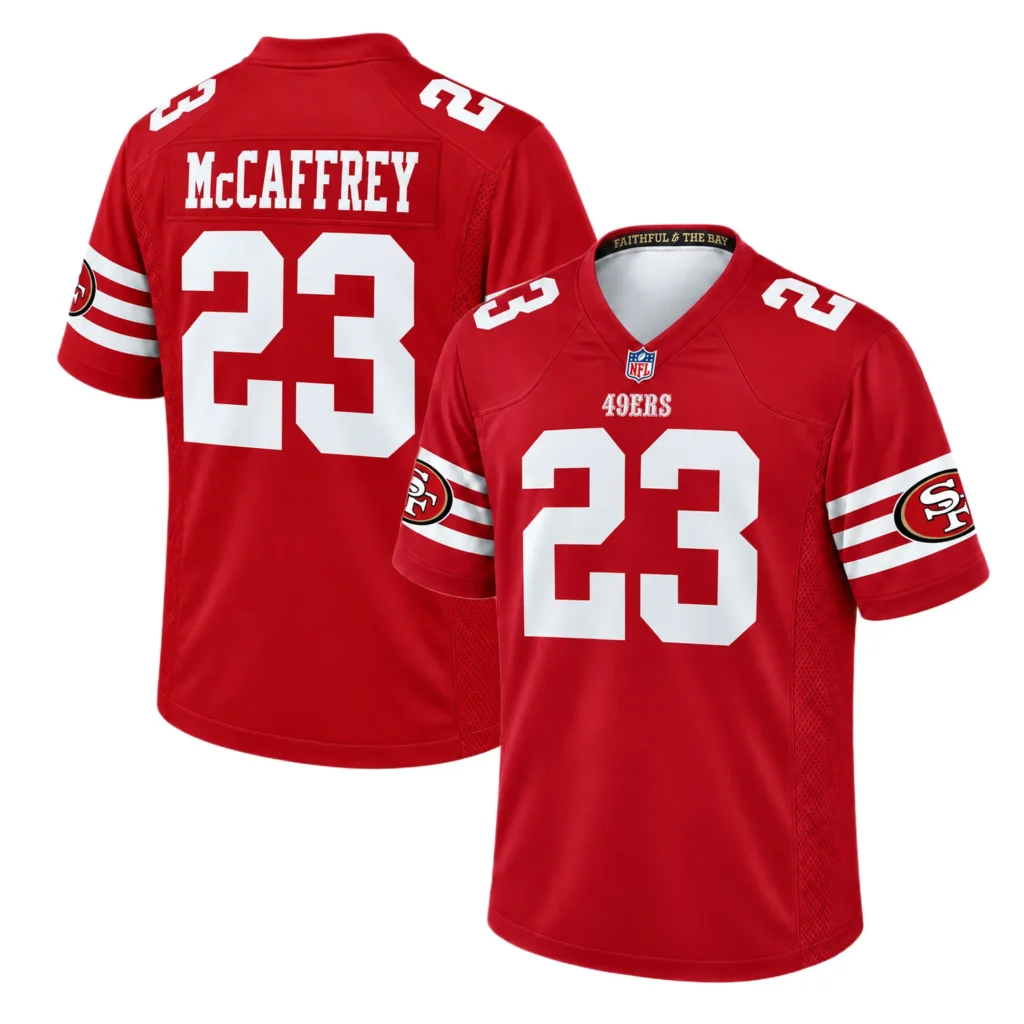 Men's Christian McCaffrey 49ers Jersey Epic Fan Gear