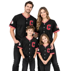 Men's Cleveland Guardians Black Replica Jersey Limited
