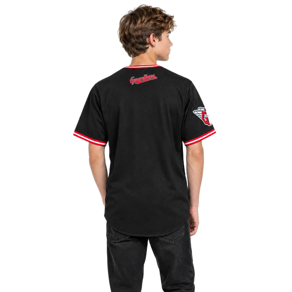 Men's Cleveland Guardians Black Replica Jersey Limited