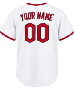 Men's Cleveland Guardians Home Jersey Custom Bold Name and Number