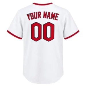 Men's Cleveland Guardians Home Jersey Custom Bold Name and Number