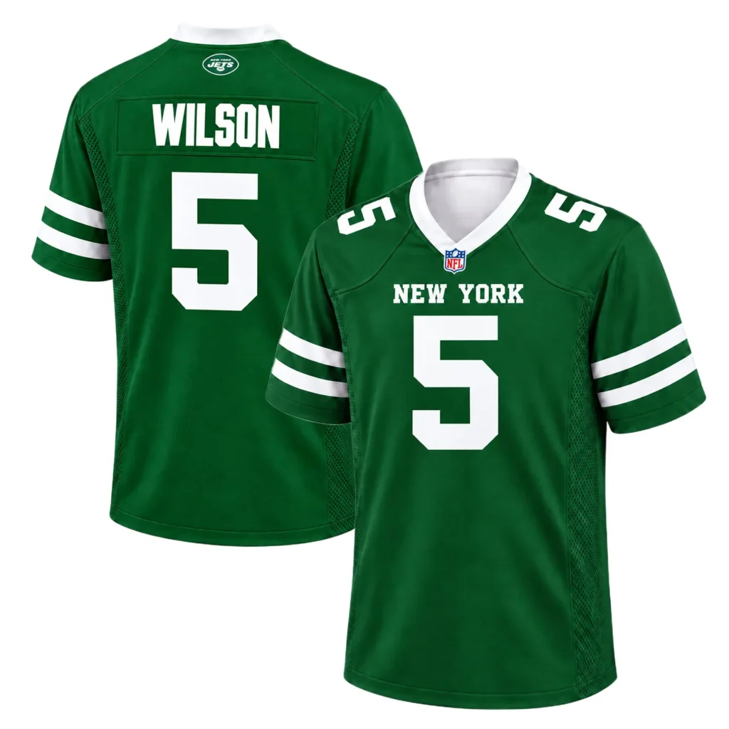 Men's Garrett Wilson Jets Jersey 2026 Special Fan Style