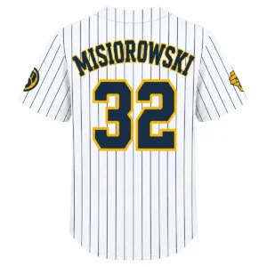 Men's Jacob Misiorowski Brewers White Jersey Epic Fan Apparel