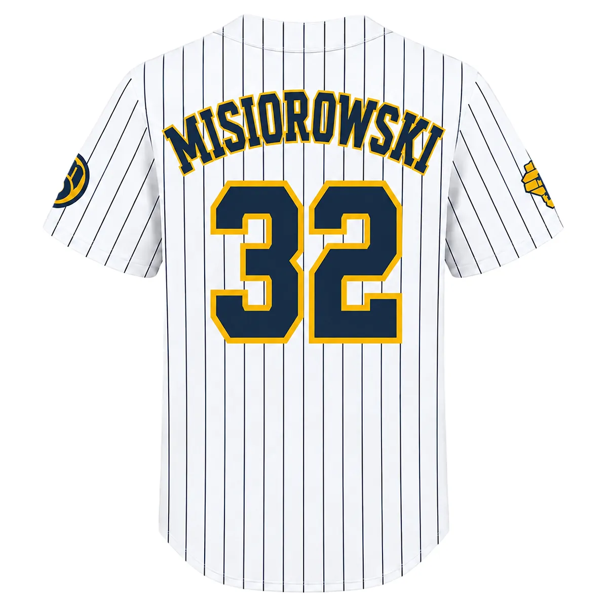 Men's Jacob Misiorowski Brewers White Jersey Epic Fan Apparel