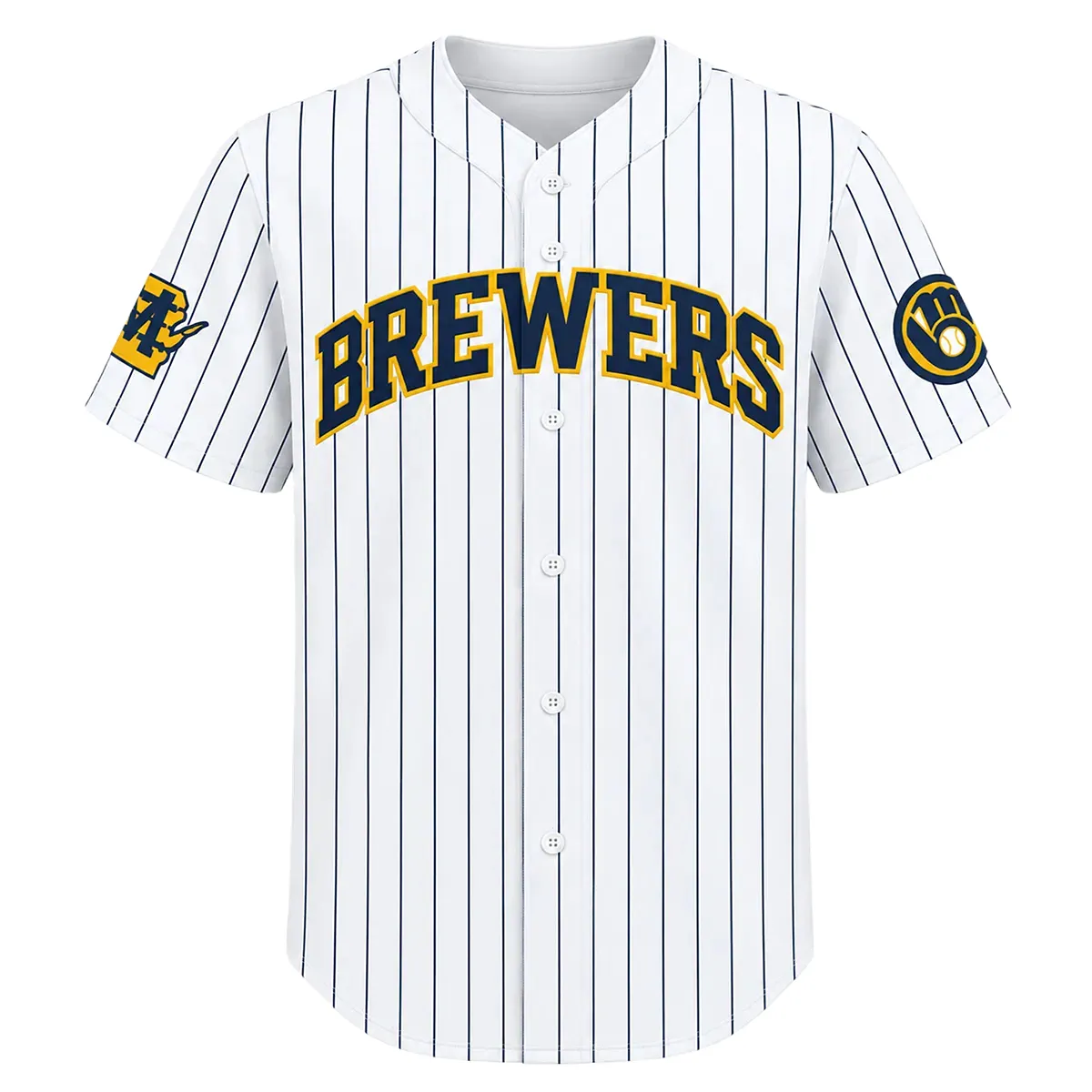 Men's Jacob Misiorowski Brewers White Jersey Epic Fan Apparel