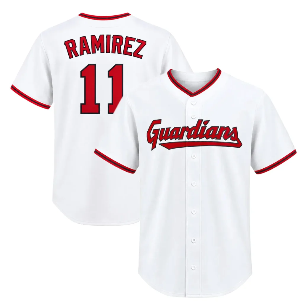 Men's Jose Ramirez Guardians Home Jersey Big & Tall