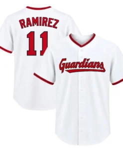 Men's Jose Ramirez Guardians Home Jersey Big & Tall